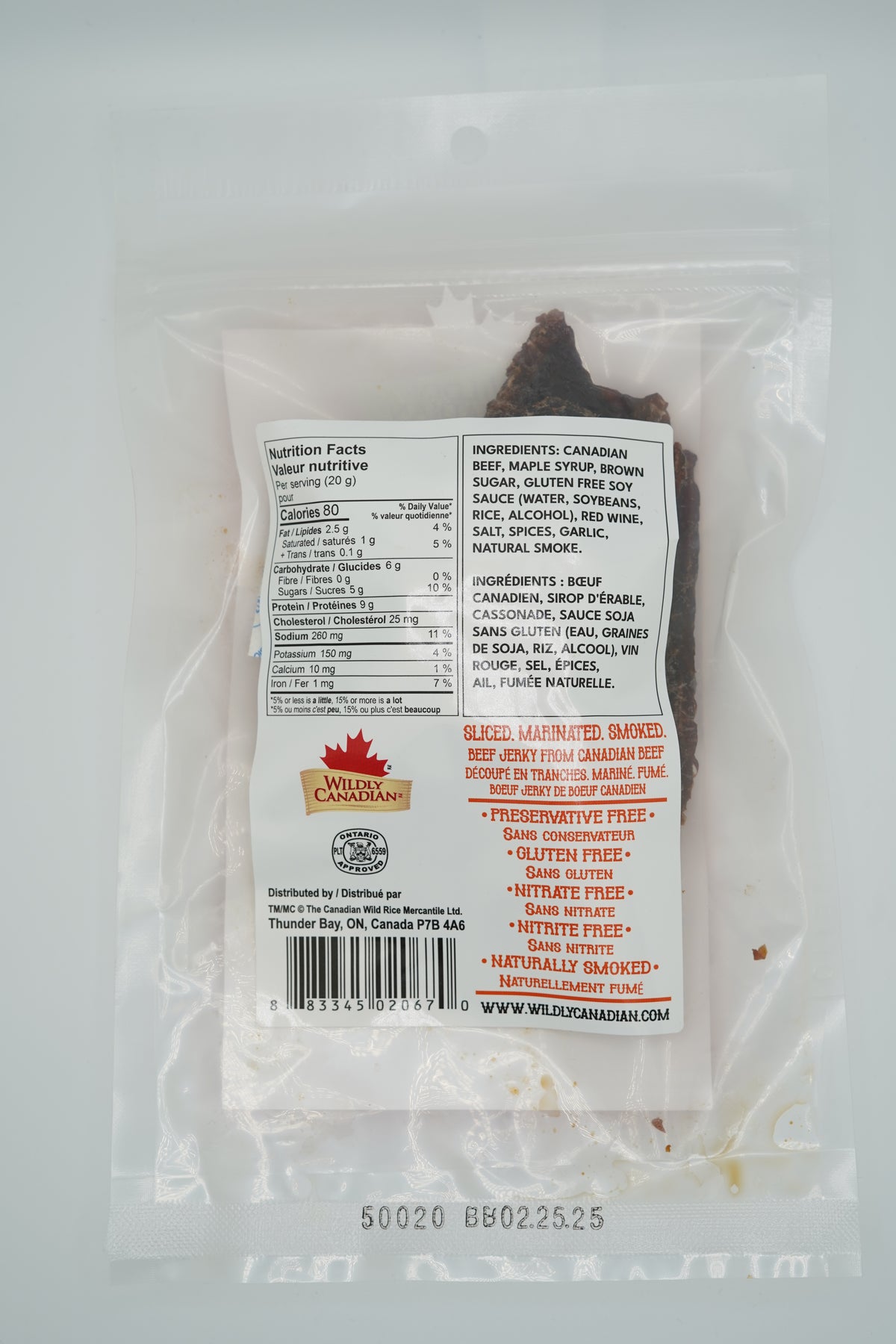 Maple Beef Jerky