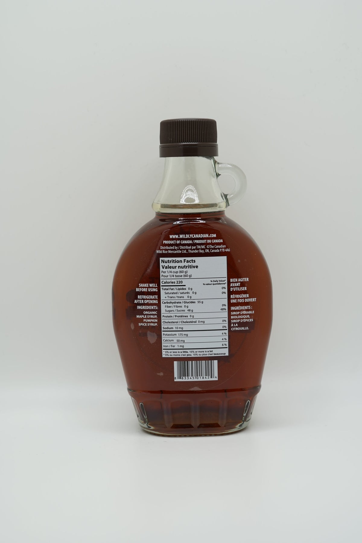 Pumpkin Spice Infused Maple Syrup