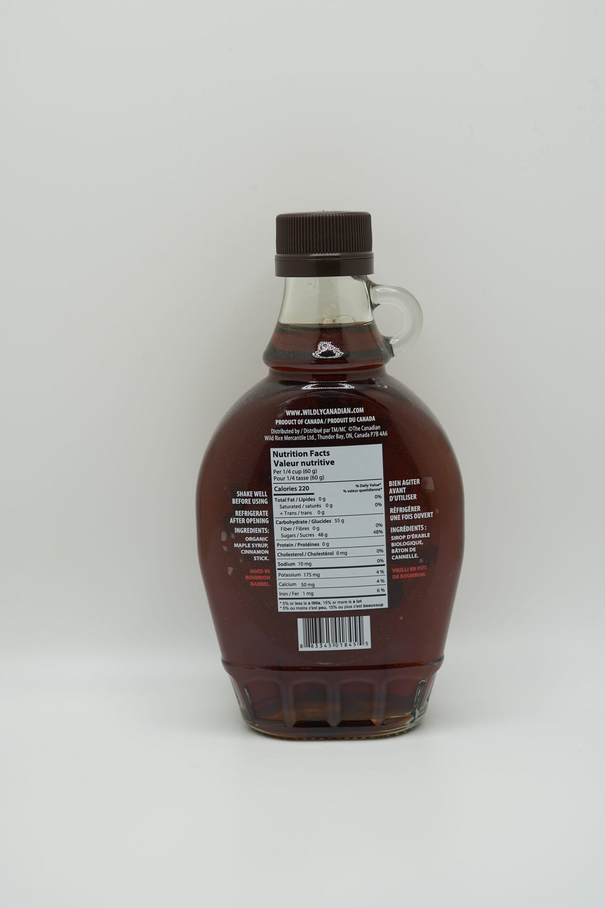 Aged Cinnamon Bourbon Barrel Infused Maple Syrup