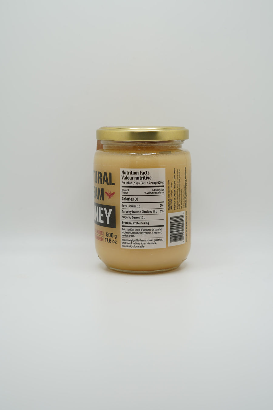 Non-pasteurized Natural Cream Honey (500g)