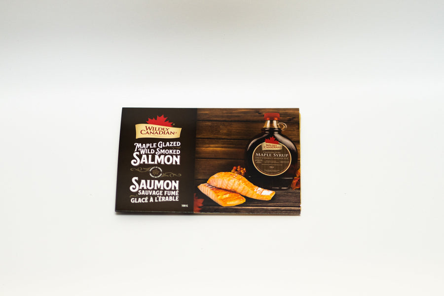 Maple Glazed Wild Smoked Salmon 100g