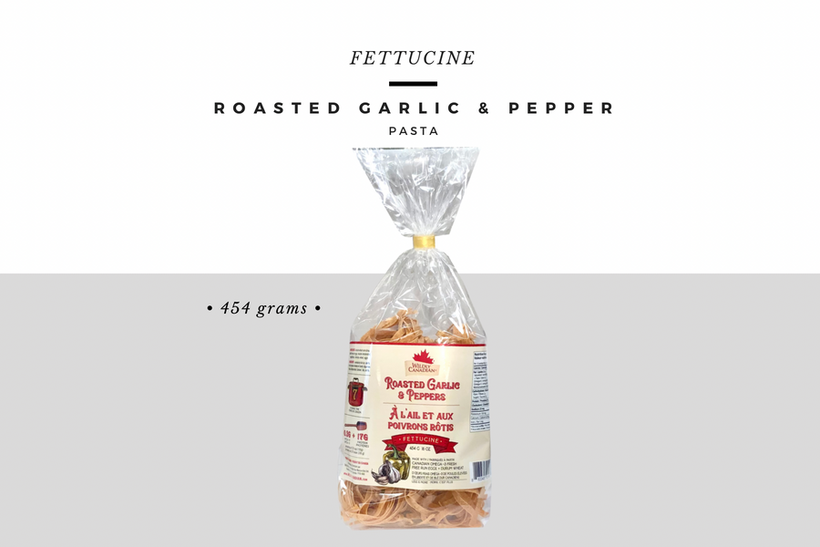 Roasted Garlic & Peppers Fettucine