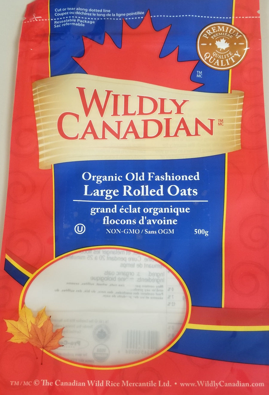 Organic Old Fashioned Large Rolled Oats Non-GMO